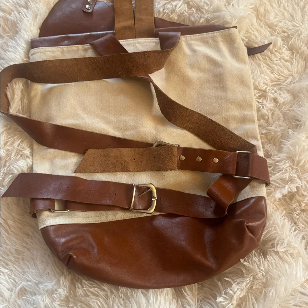OTTO Brown‎ and Cream Backpack